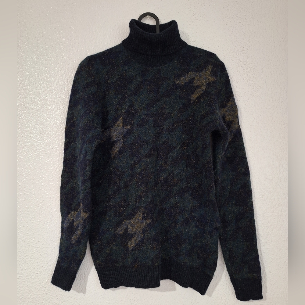 ROBERTO COLLINA LANA MERINO Turtleneck Sweater Made Italy